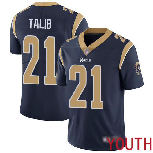 Los Angeles Rams Limited Navy Blue Youth Aqib Talib Home Jersey NFL Football #21 Vapor Untouchable
